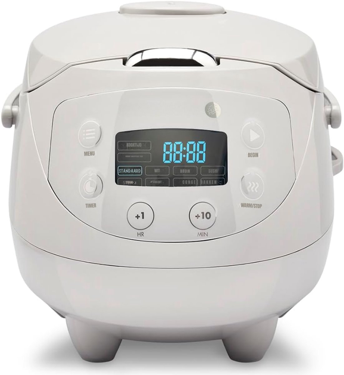 Aura® Multicooker - Multicookers - Grijs - 32cm x 23cm x 24cm