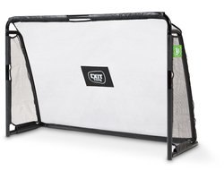 EXIT Maestro Stalen Voetbaldoel 180x120cm - Voetbal Goal - Voor Kinderen - Tuin - Zwart