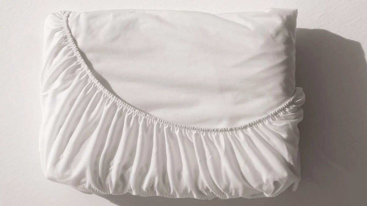 B-Sensible 2 in 1 Hoeslaken + Matrasbeschermer - Litsjumeaux XL - 180x220 cm - Wit