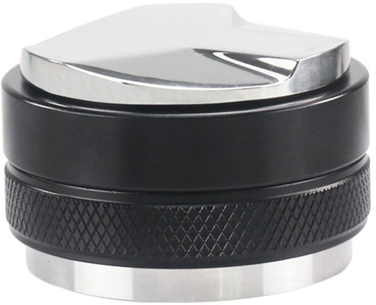51 mm koffiedispenser en tamper, dubbele koffiescheider, geschikt voor portafilter espressomachines, verstelbare diepte voor dieper zetten - professionele handmatige espresso tamper.