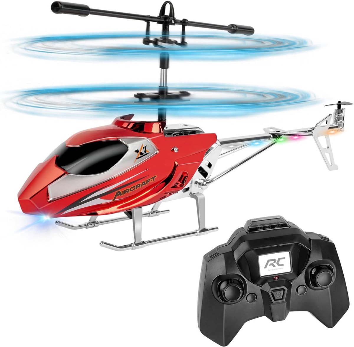 SCH® RC Helicopter - RC - Rood - 38cm x 17cm x 7cm