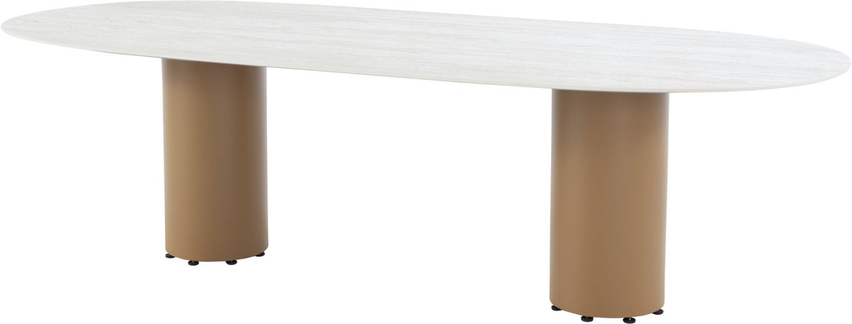 Colorado dining tuintafel 240x105xH75 cm amber met keramisch ovaal blad 4 Seasons Outdoor