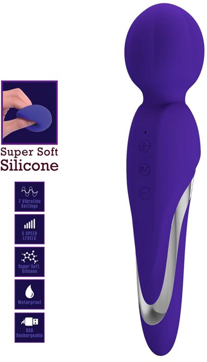 PRETTYLOVE Walter Massager Wand Violet