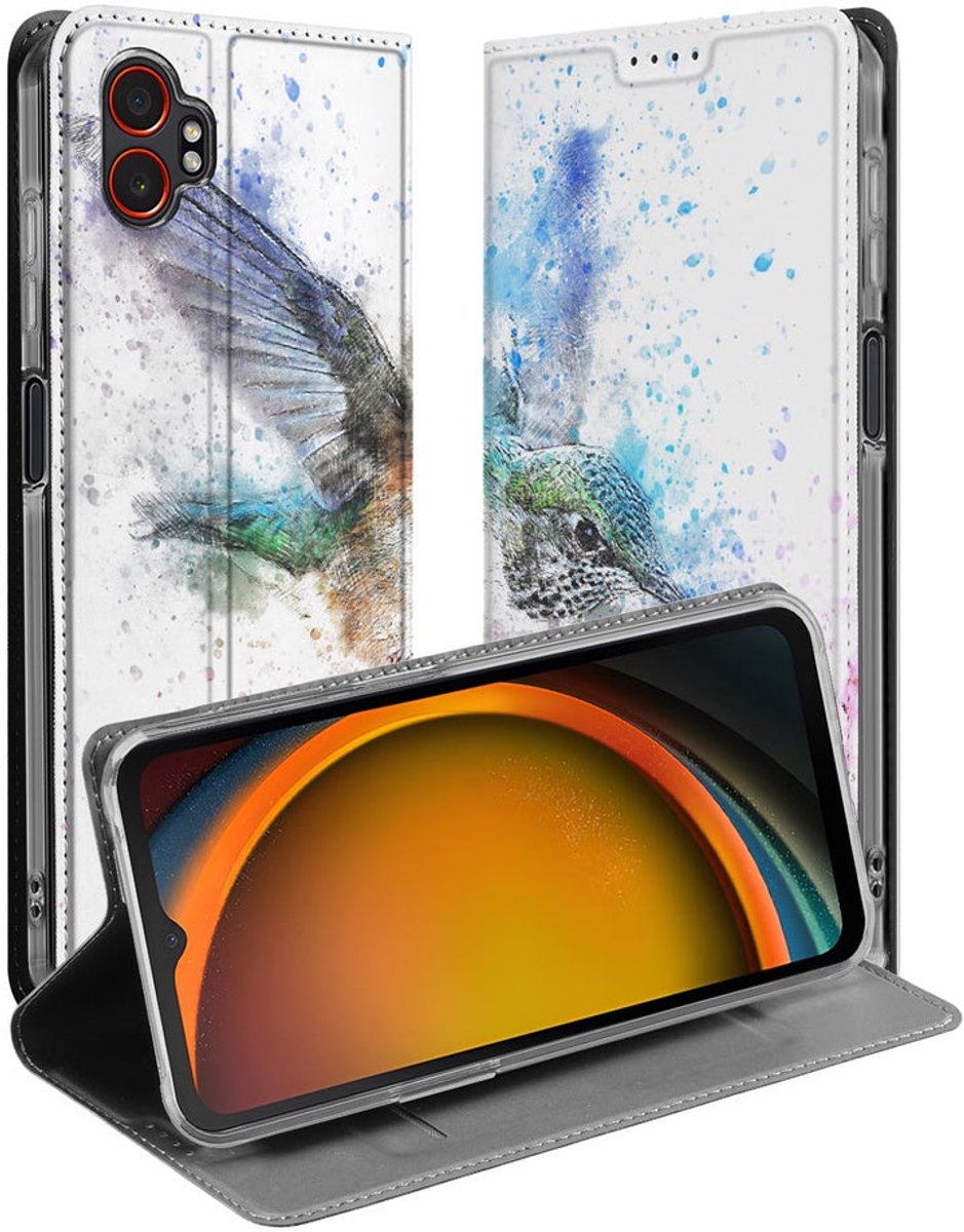 Samsung Galaxy Xcover 7 Pro Smart Cover Hoesje Vogel