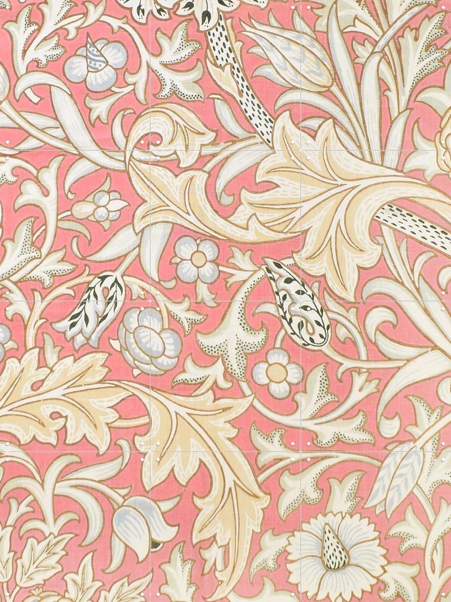 IXXI Trent, William Morris & Victoria and Albert Museum - 60 x 80 cm - Gratis ophangtool - Grote wanddecoratie en posters - Art Deco, Vintage