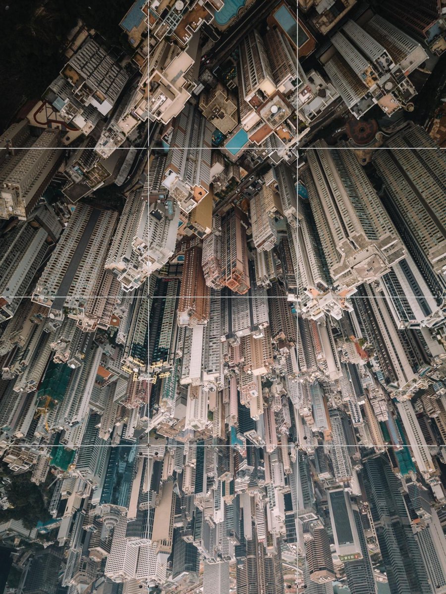 IXXI Maximum Density, Tristan Zhou - 60 x 80 cm - Gratis ophangtool - Grote wanddecoratie en posters - Fotografie, Mancave, Gang, Woonkamer, Gebouwen