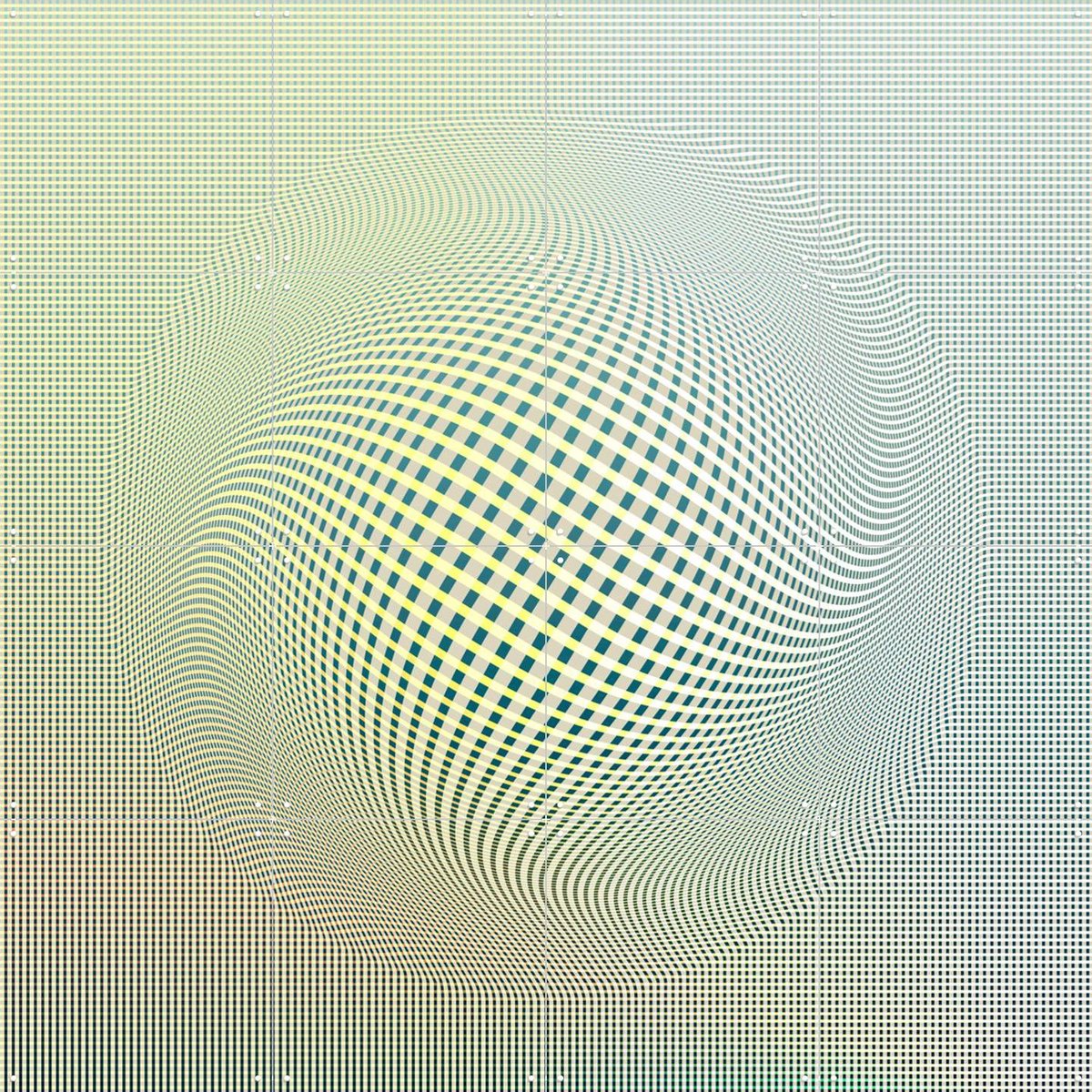 IXXI Warmth, Angelo Cerantola - 80 x 80 cm - Gratis ophangtool - Grote wanddecoratie en posters - Abstract, Kleurrijk, Grafisch Ontwerp, Geometrische