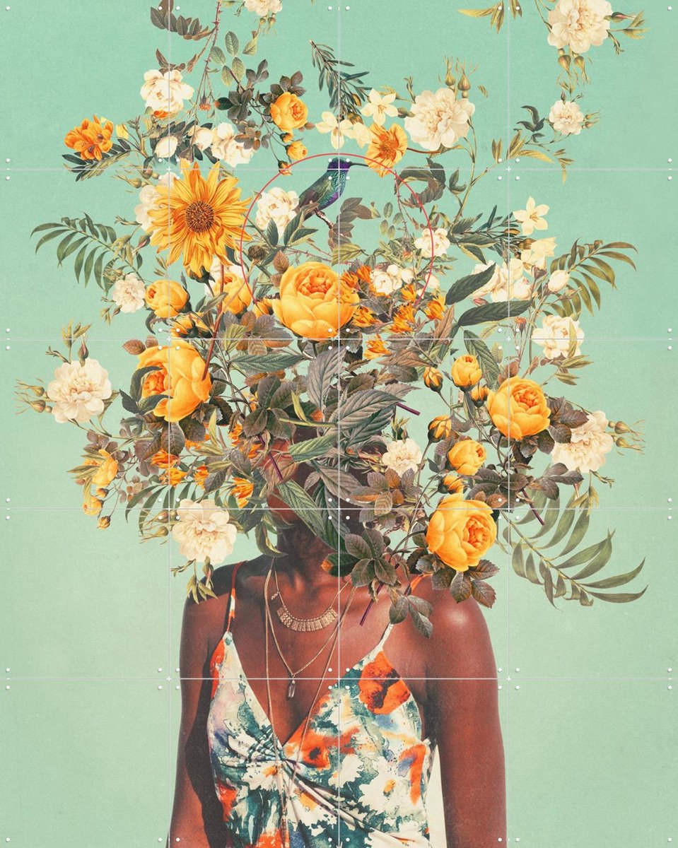IXXI You loved me a Thousand Summers ago, Frank Moth - 80 x 100 cm - Gratis ophangtool - Grote wanddecoratie en posters - Kleurrijk, Surrealisme, Pop