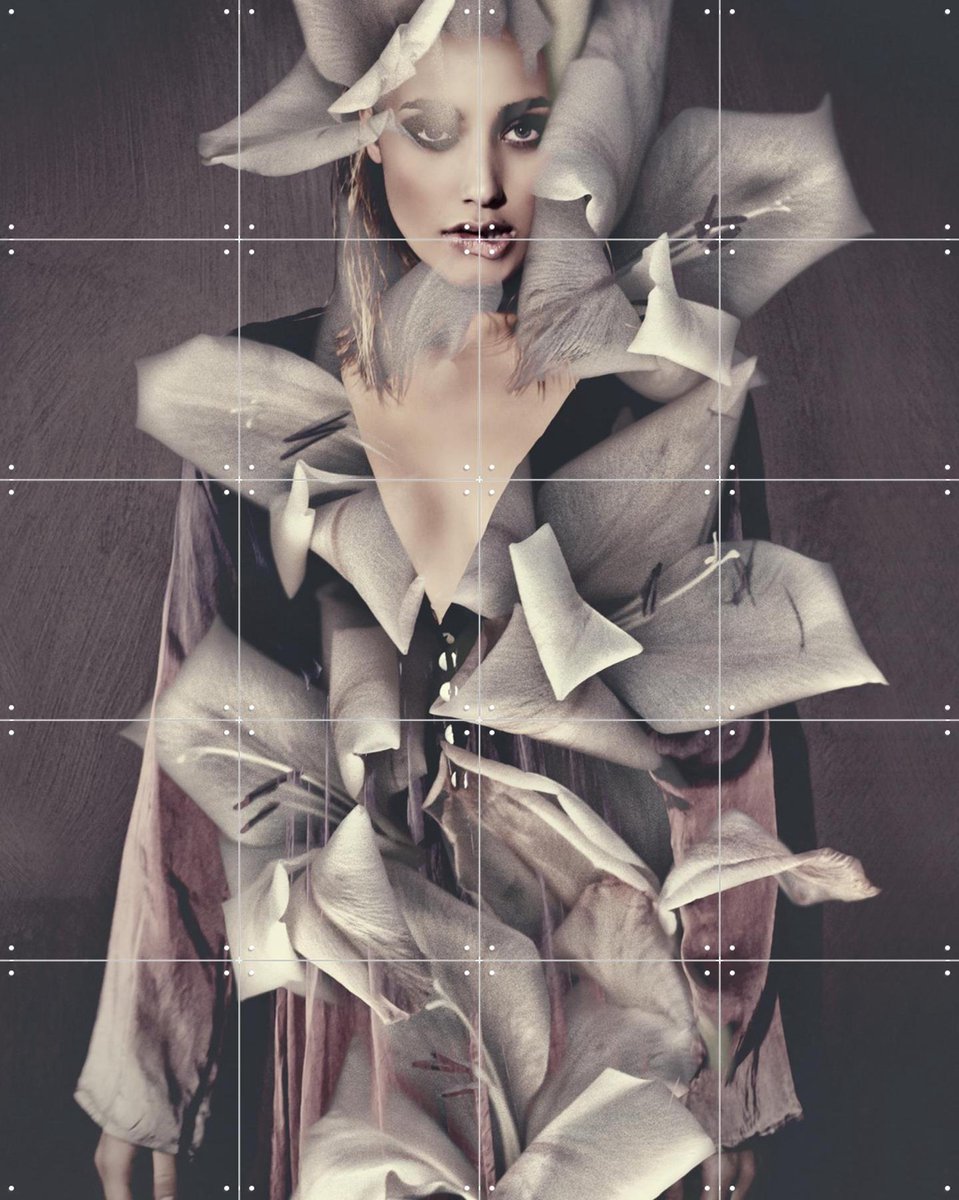 IXXI Achillia, STUDIO HANNAH LEMHOLT - 80 x 100 cm - Gratis ophangtool - Grote wanddecoratie en posters - Fotografie, Surrealisme, Gemengde