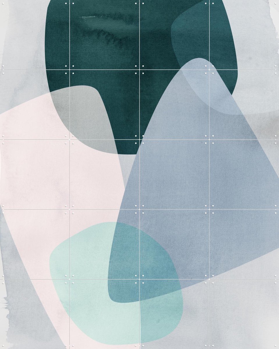 IXXI Graphic 150C, Mareike Böhmer - 80 x 100 cm - Gratis ophangtool - Grote wanddecoratie en posters - Minimalisme, Geometrische Kunst, Abstract
