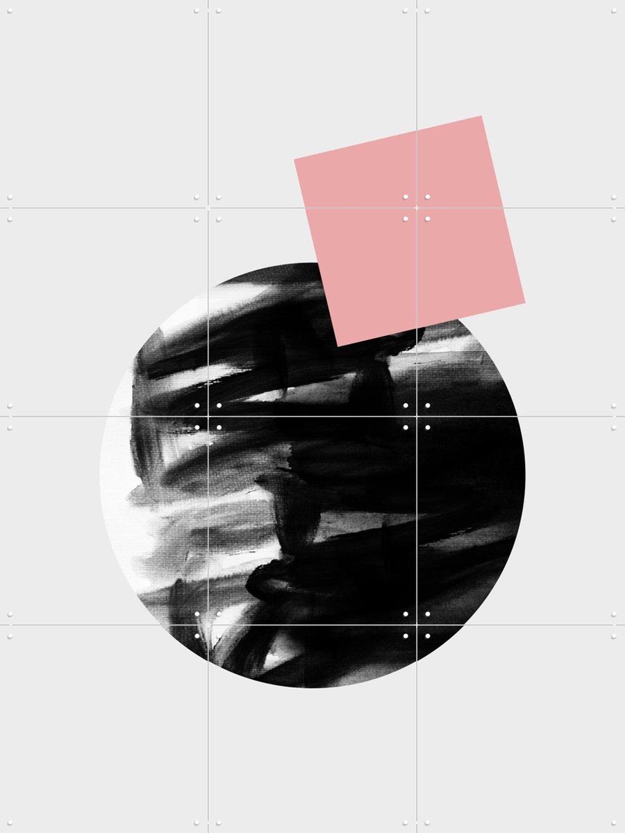 IXXI Minimalism, Mareike Böhmer - 60 x 80 cm - Gratis ophangtool - Grote wanddecoratie en posters - Minimalisme, Geometrische Kunst, Grafisch Ontwerp