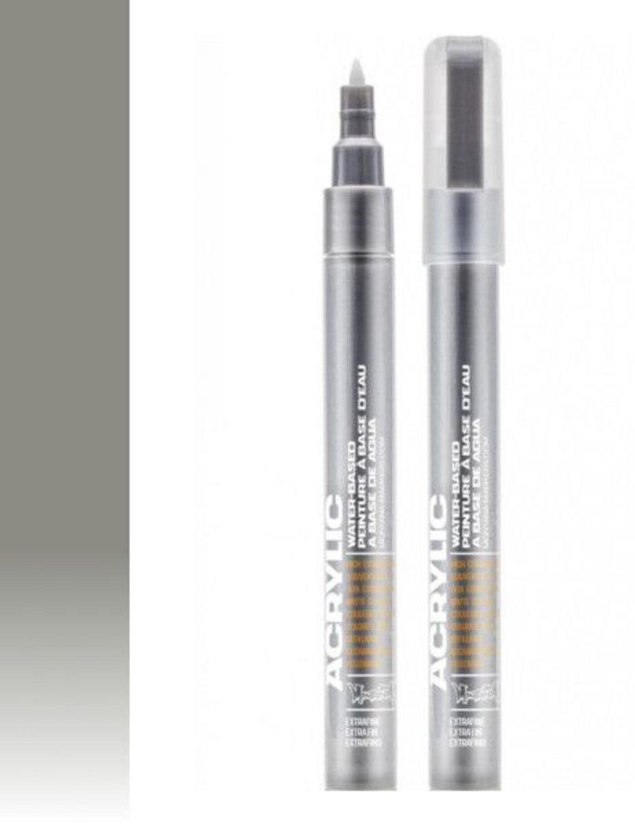 Montana ACRYLIC Marker 0.7 mm Outline Silver