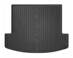 Frogum Dry Zone Kofferbakmat - Geschikt voor Hyundai Santa Fe V Hybride (vanaf 2024) - 7-persoons (3e zitrij ingeklapt) - TPE Rubber - Geurloos - Hoogte Rand 4cm - Zwart