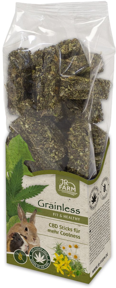 JR FARM HENNEP STICKS COOLNESS GRAANLOOS 75G