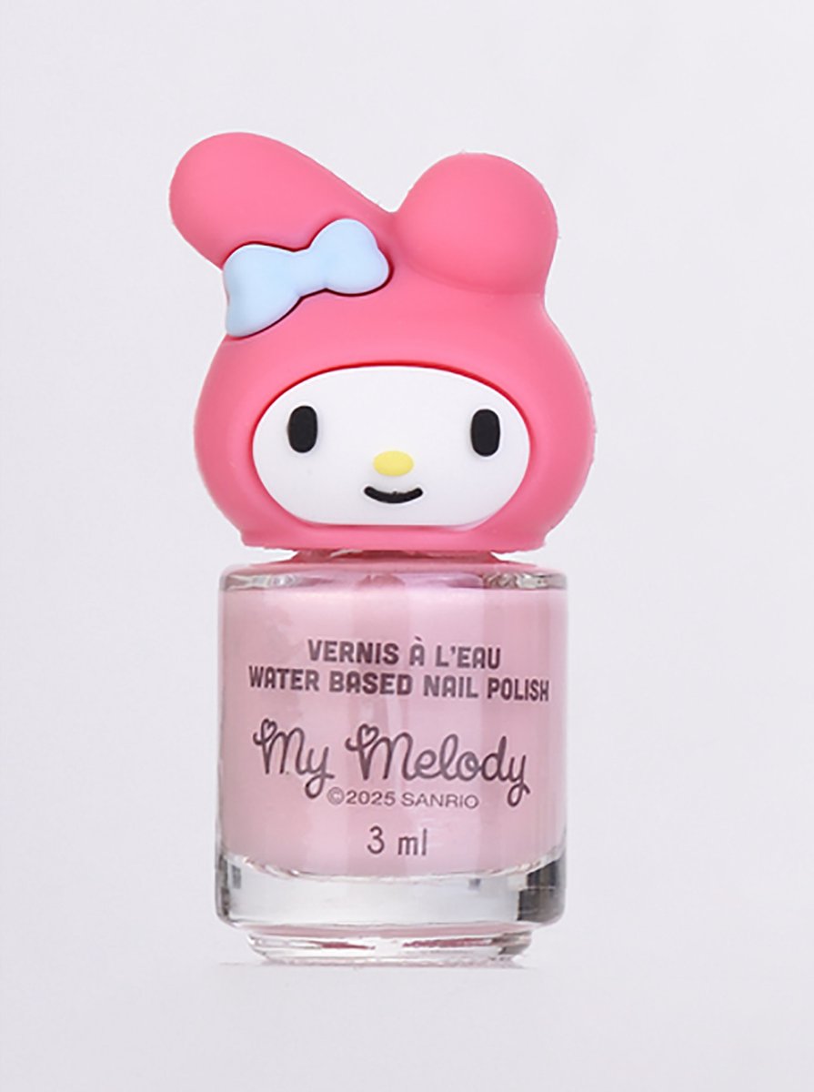 My Melody Nagellak – Kinderen Nagellak – Glitter Nagellak – Waterbasis – Afwasbaar – Vegan – 3 ml