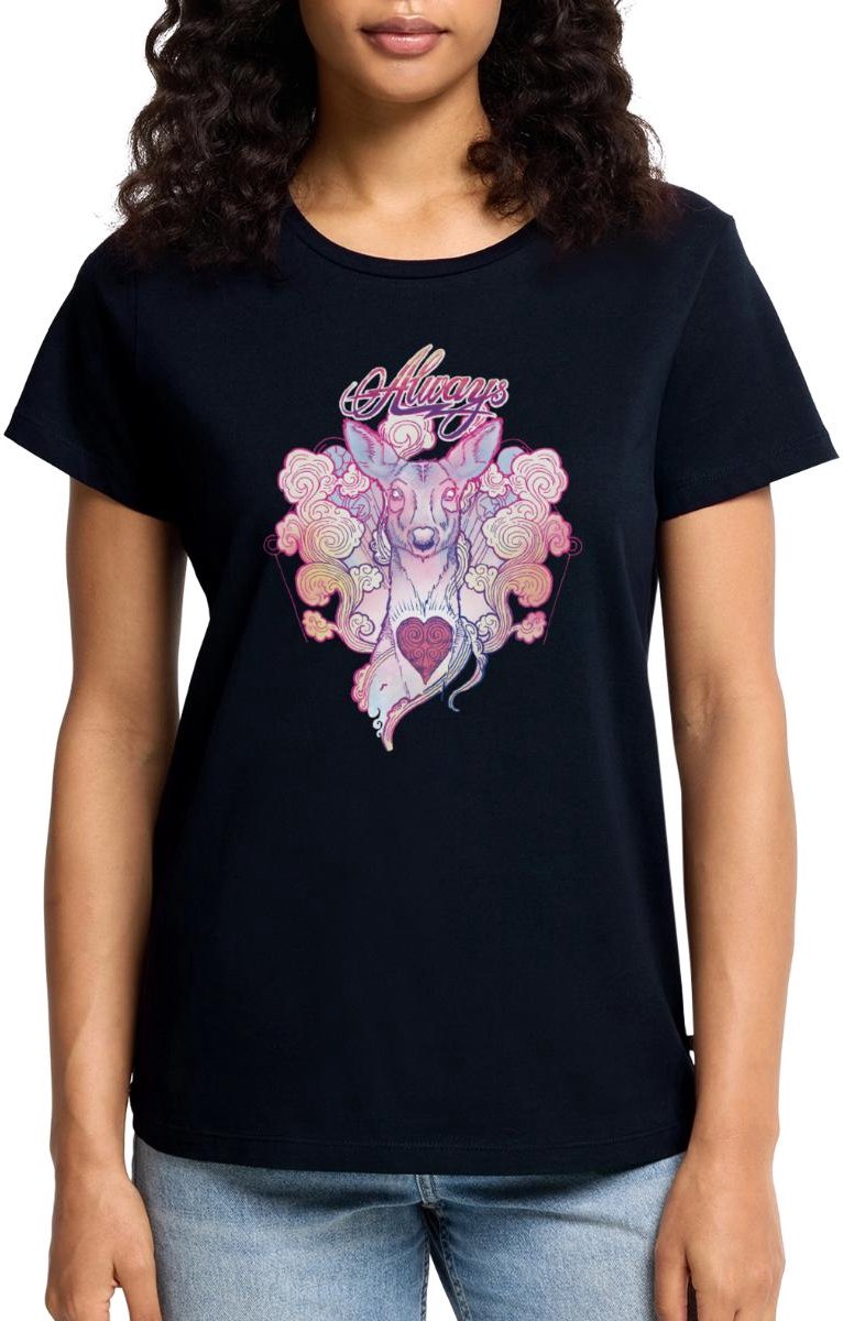 Harry Potter Hinde Patronus Altijd Premium T Shirt Dames