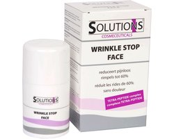 Wrinkle Stop Face, Solutions Cosmeceuticals, facelifting creme voor dag en nacht, met unieke peptides