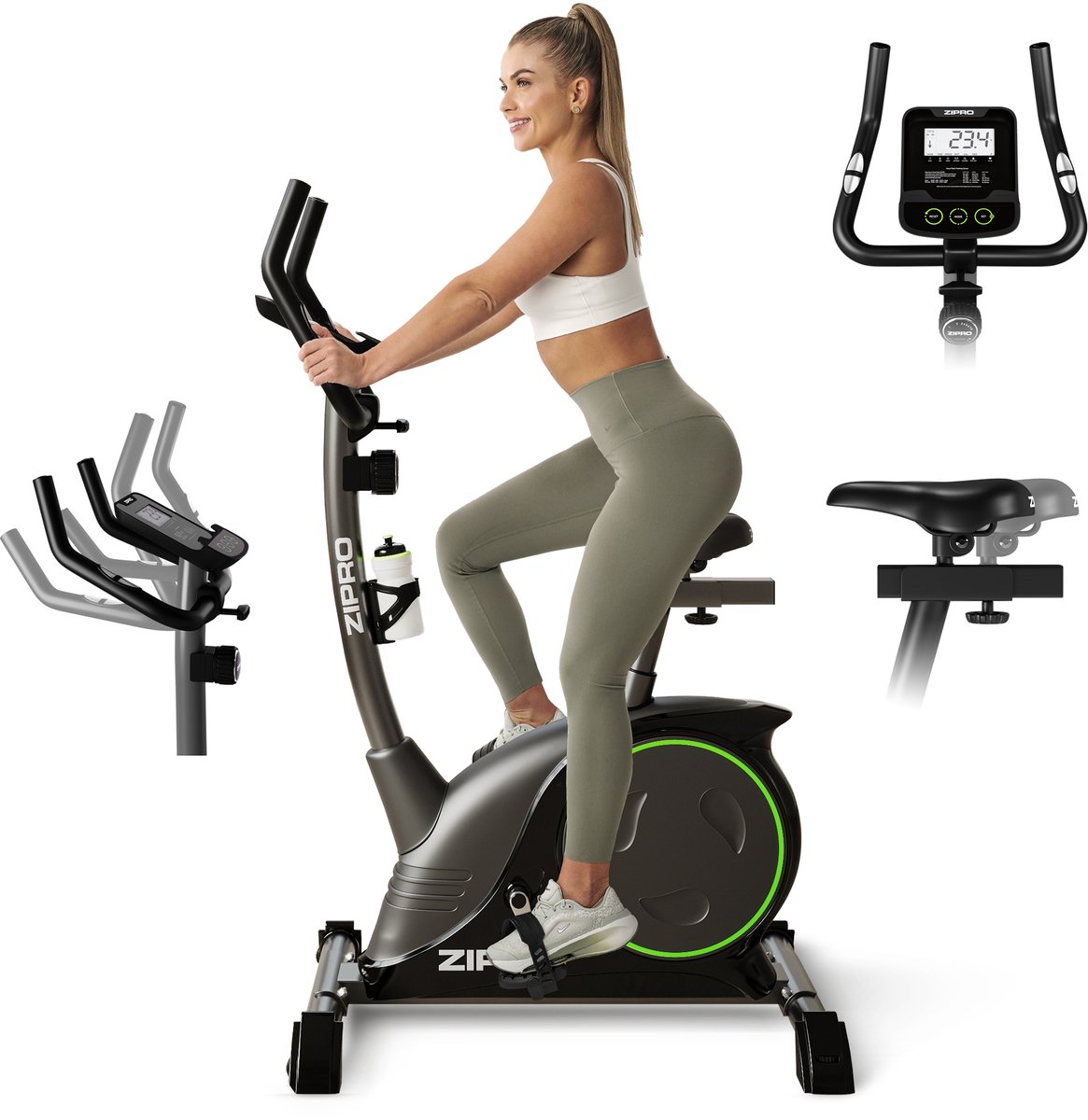 Zipro Nitro Magnetische Hometrainer met Hartslagsensoren - Zipro - €198,99