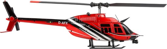 SCH® RC Helicopter - RC - Rood - 32cm x 5cm x 11cm