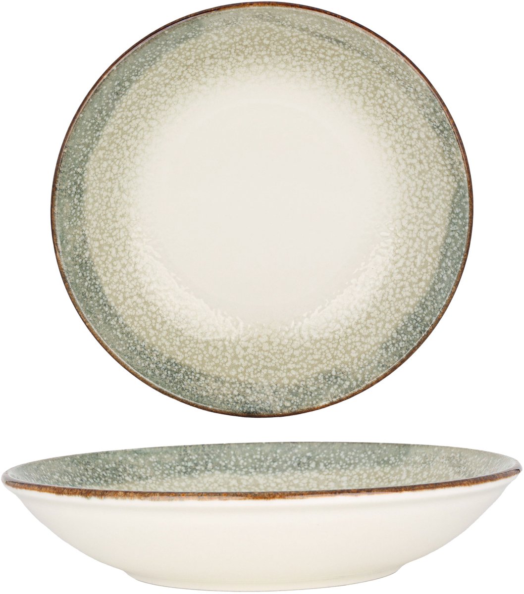 By Bone Diepbord - Spazio - Porselein - 25 cm (1300cc) - set van 6