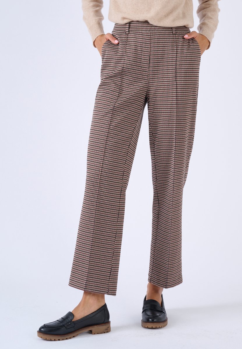 Damart - Broek 7/8 van milonabreisel - Dames - Bruin - 42