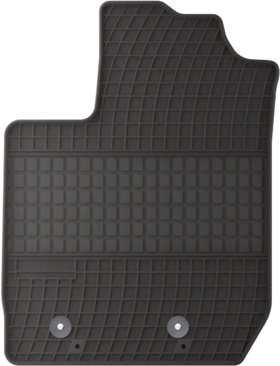 Wielganizator Serie - Rubber Autofloor Mat - Dacia Duster II 2WD SUV - Perfecte Pasvorm - Zwart