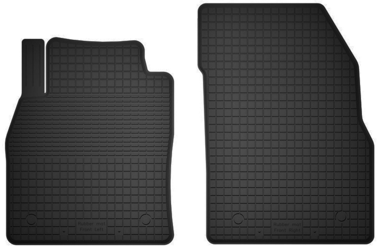 Wielganizator BasicProtect - Voertuig Gummi Matten - Renault Kangoo II - 2013 - Anti-Slip
