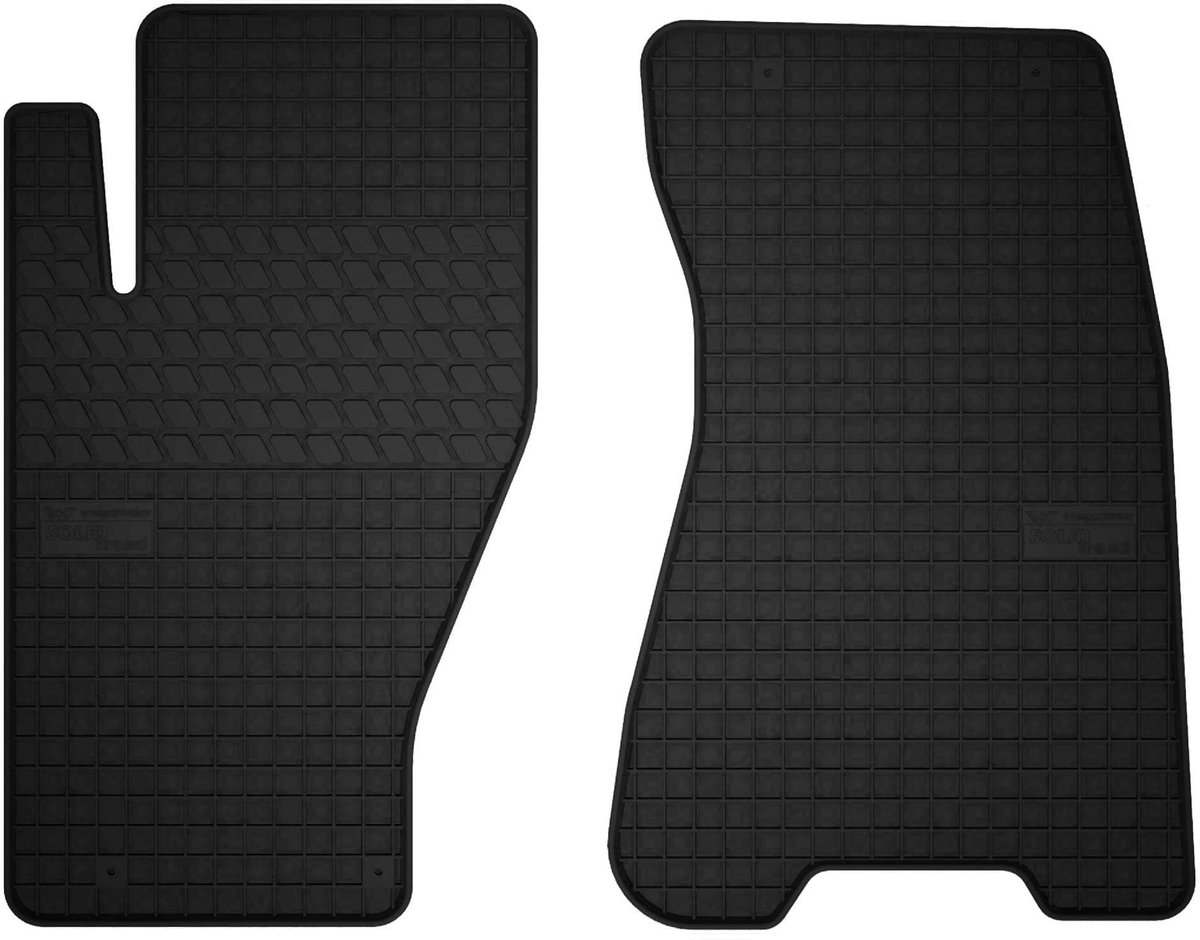 Wielganizator SolidTread - Rubber Automatten - Jeep Grand Cherokee II - Zwart - 2 Stuks