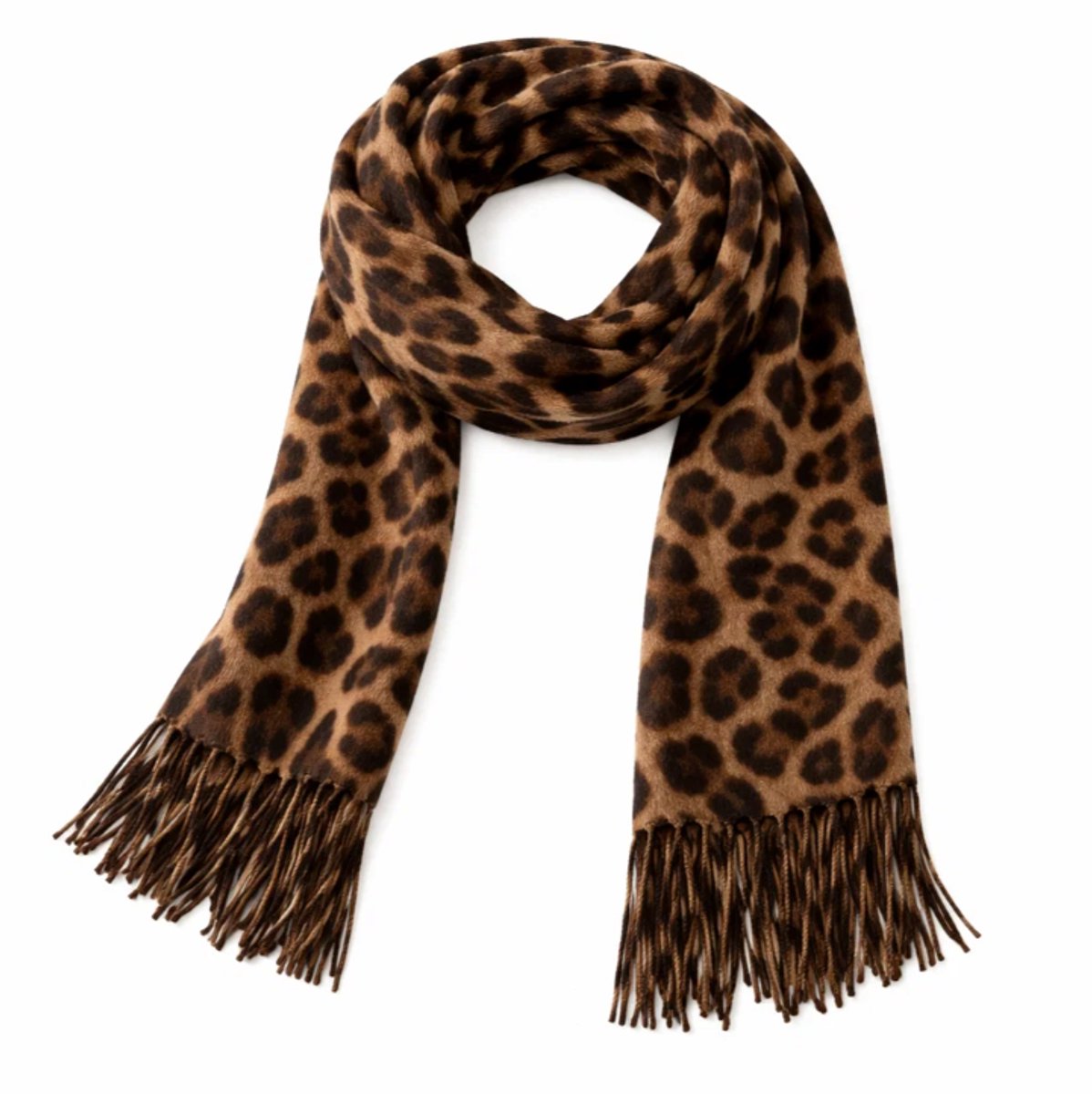 Innerlight® Panterprint Sjaal Dames – Winter Sjaal Dames – Stijlvolle Panterprint – 196 x 33 cm