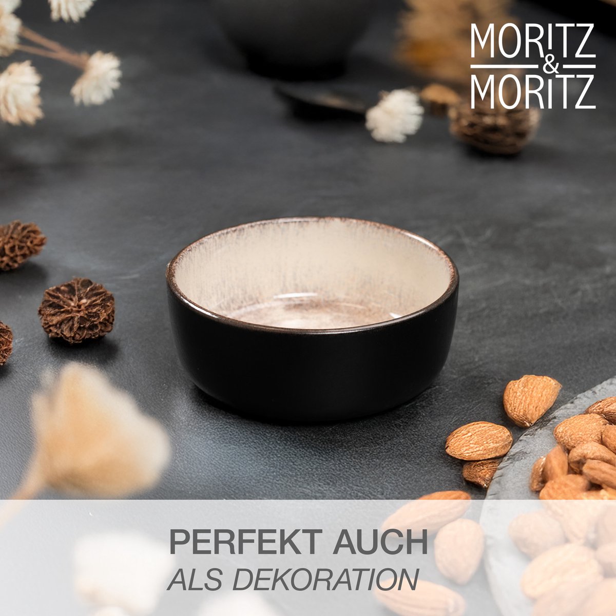 6er Set Moritz & Moritz Blossom Porzellan Müslischalen, 610ml für 25
