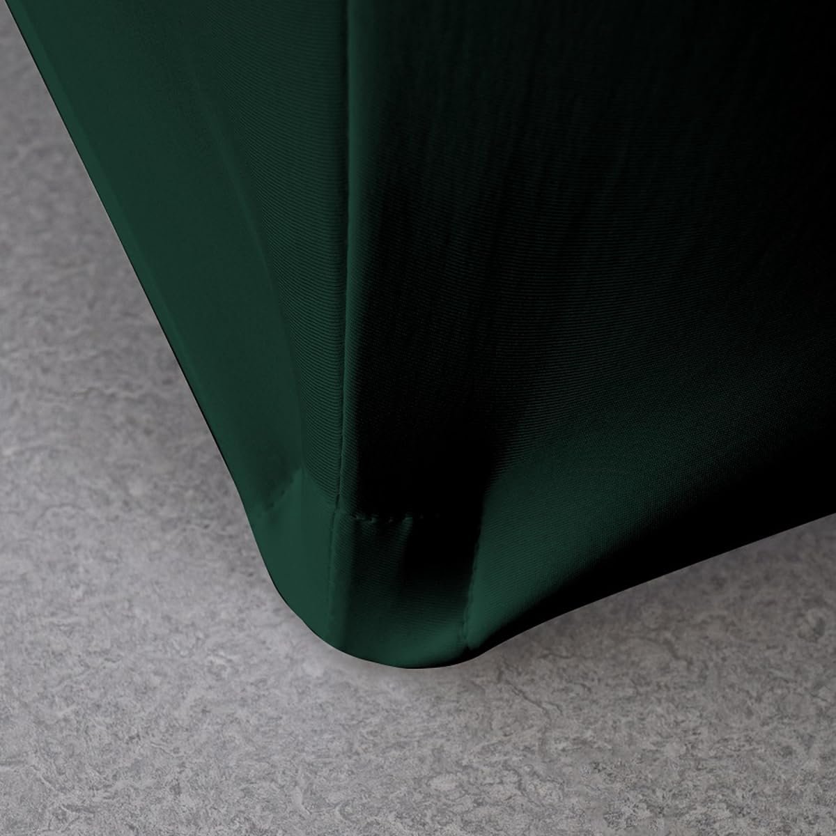 2 Stuks Groen Spandex Tafelkleed Stretch voor Rechthoekige Tafels 1,5m