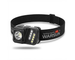 Hoofdlamp - Hoofdlamp LED Oplaadbaar - 3500 Lumen - Noodlamp - Kamperen - Hardloop Verlichting - Waterdicht