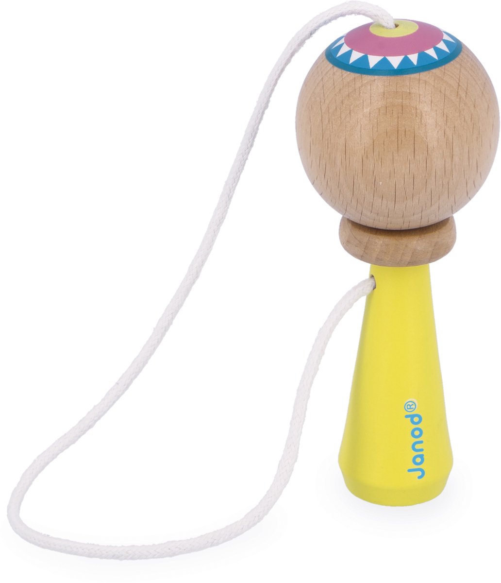 Janod vangspel - educatief speelgoed Applepop multicolor karton.