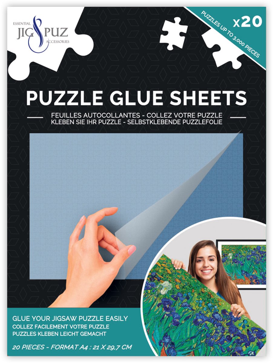 Jig & Puz puzzel puzzel-klebefolie voor 3000 stukjes - zelfklevend vel. afbeelding