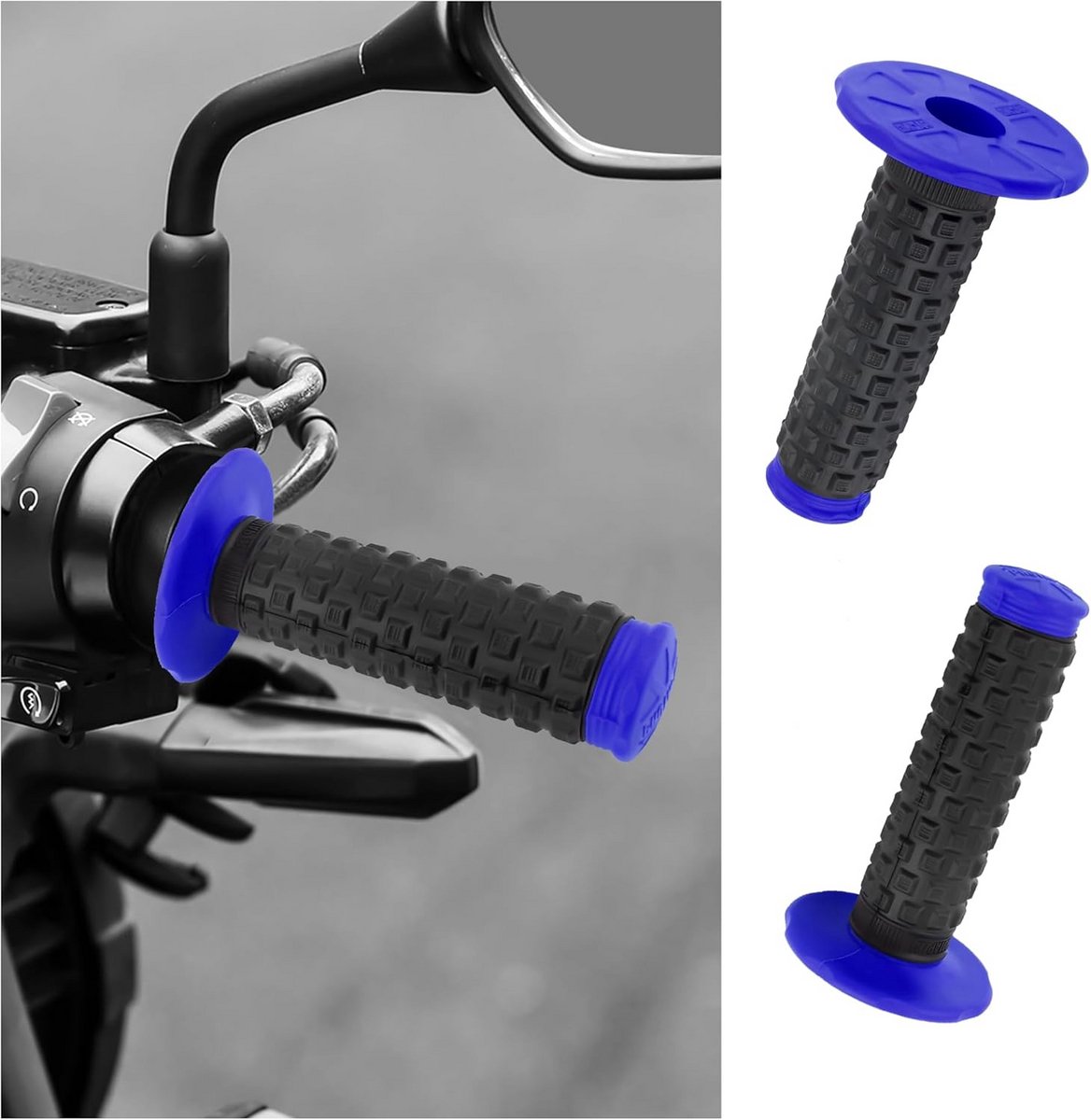 Antislip Motor Handvatten 7/8 inch Universeel voor Motorcross en Offroad Bikes