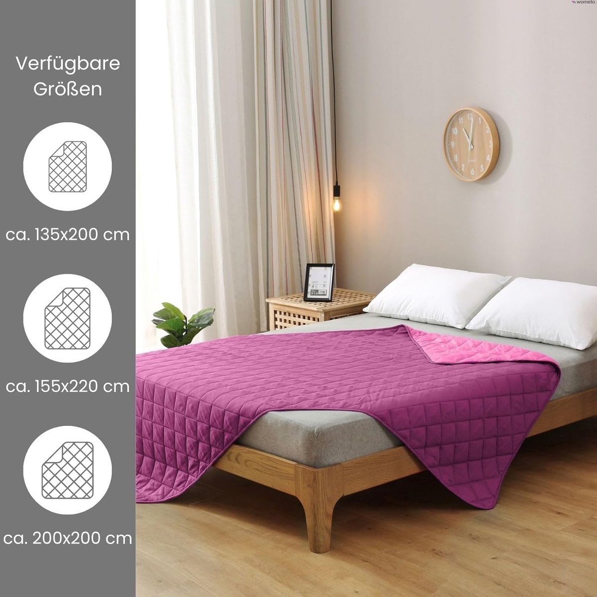 Zomerdekbed 135x200 cm Lichtgewicht & Ademend – Campingdekbed / Reisdéken – Hypoallergeen Microvezel – Wasbaar 95°C – Oeko-Tex 100 – Pauwhome
