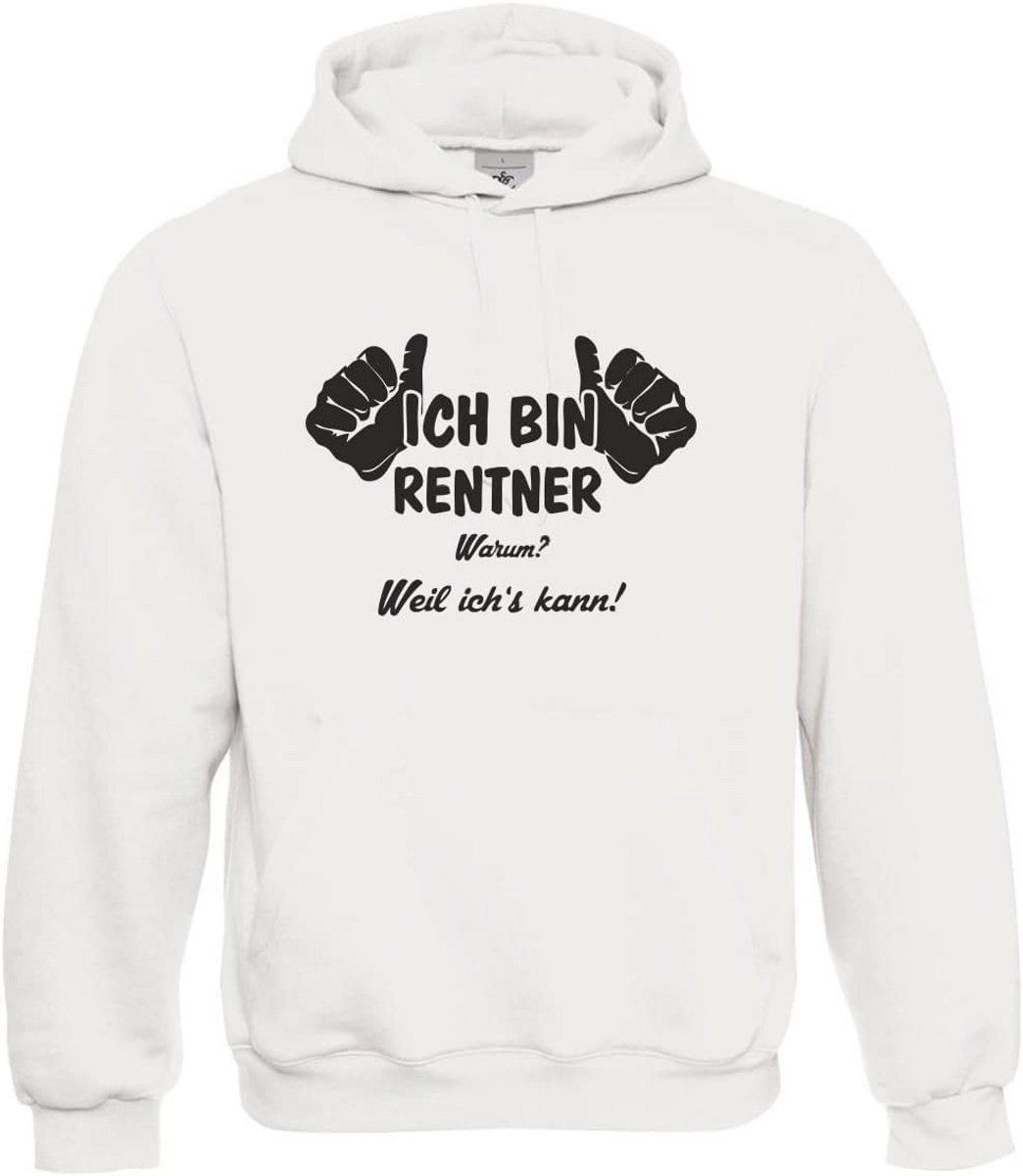 Grappige Hoodie met Tekst: Ik ben Gepensioneerd, Want Ik Kan Pensioen