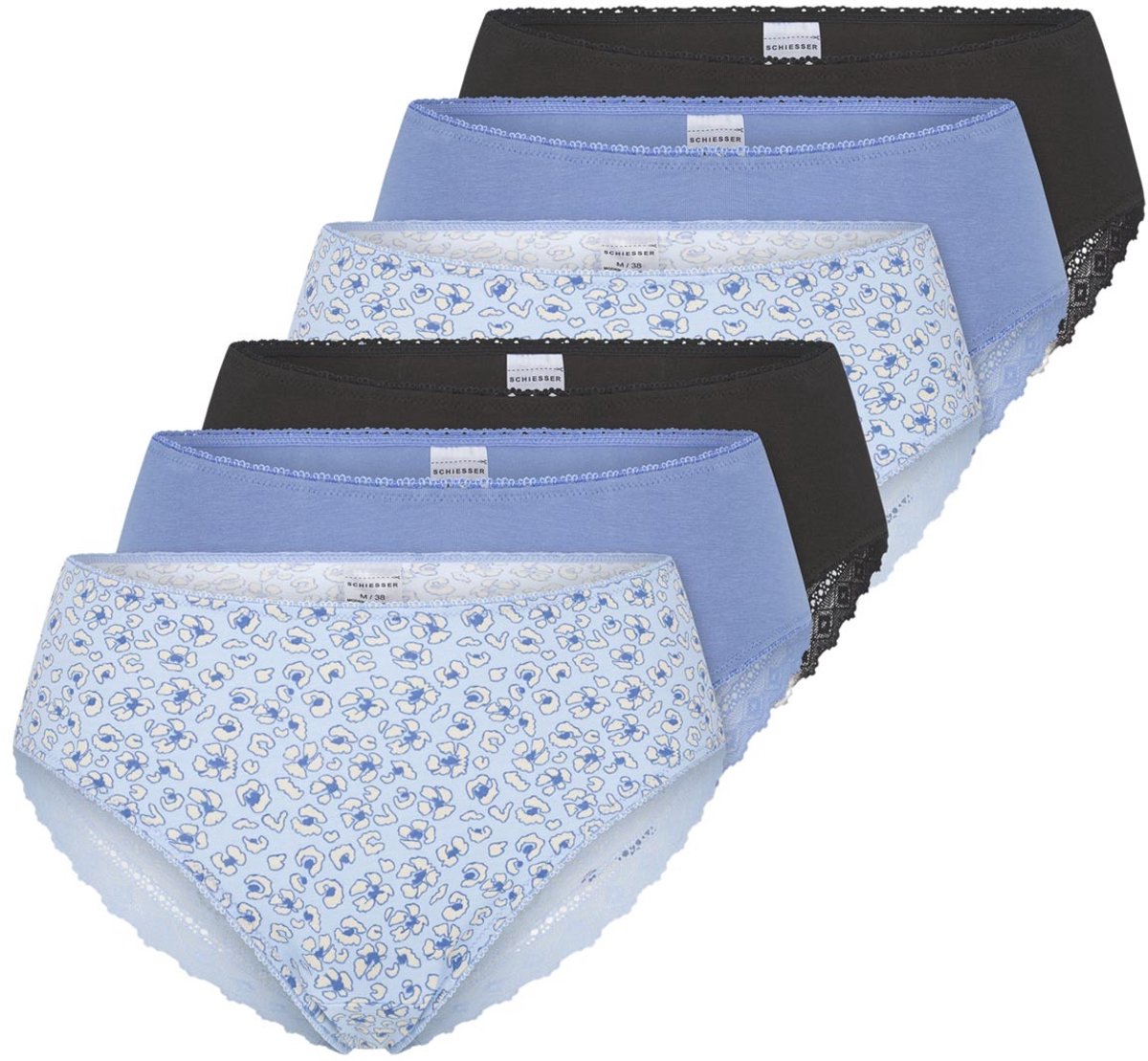 Schiesser Dames brazil slip 6 pack Modern Multipacks
