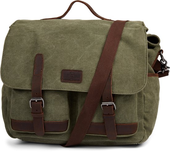 Sac pour appareil photo Strom XL vert et marron