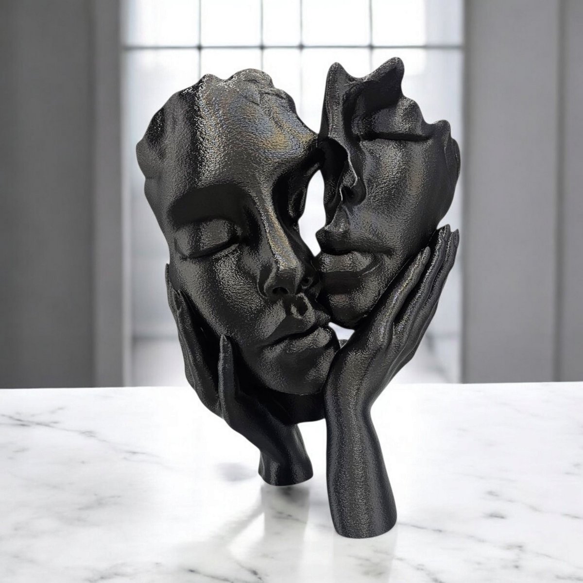 Layerzz - kunstbeeld - Embrace of Souls - 3D print - huisdecoratie - fuzzy skin - 24cm
