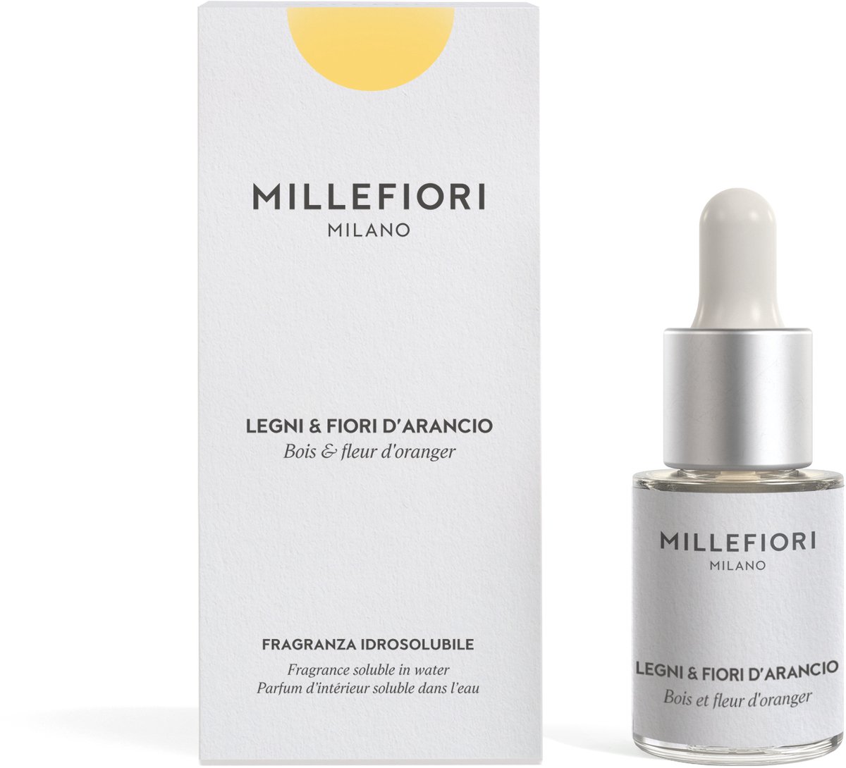 Millefiori Milano - Geurolie voor Aroma Diffuser 15 ml - Legni e Fiori d'Arancio - Geurverspreider