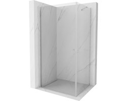 Mexen Pretoria draaideur douchecabine 85 x 80 , transparant, chroom - 852-085-080-01-00