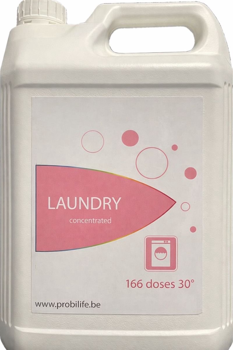 probiotisch wasmiddel - 5 liter - goed voor 166 wasbeurten - extra krachtig - ecologisch wasmiddel-milieubevorderlijk