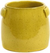 Serax - Bloempot - Sierpot - Tabor - S - Geel - Yellow - Ø 22 ↨ 19 - opening Ø 15 cm