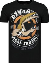 Dynamite Coyote - Bedrukte T shirt Heren - 6320Z - Zwart