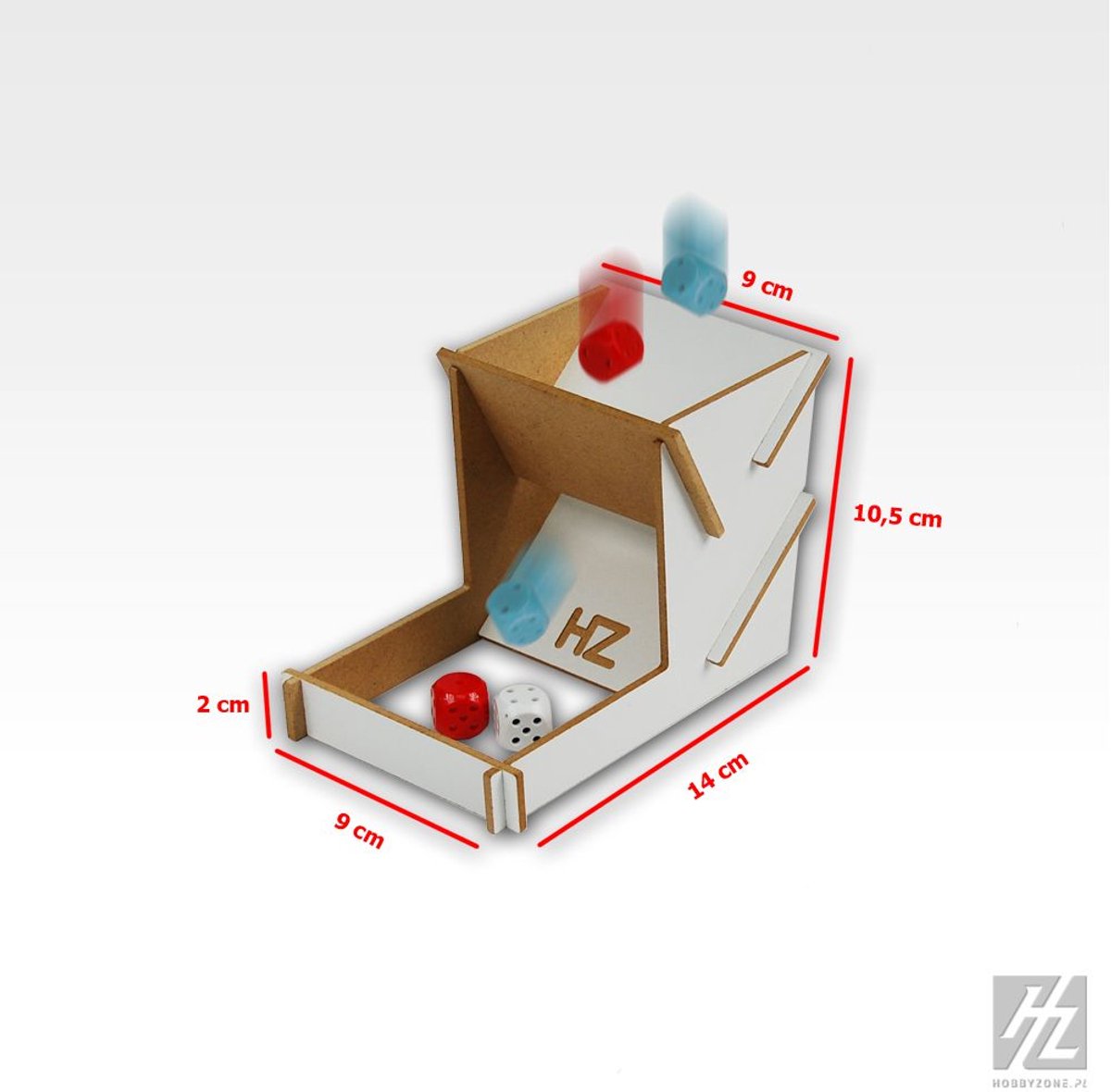 HobbyZone DTS – Dice Tower | Modulair Spelaccessoire voor Bord- en Rollenspellen - Dobbelsteen Toren