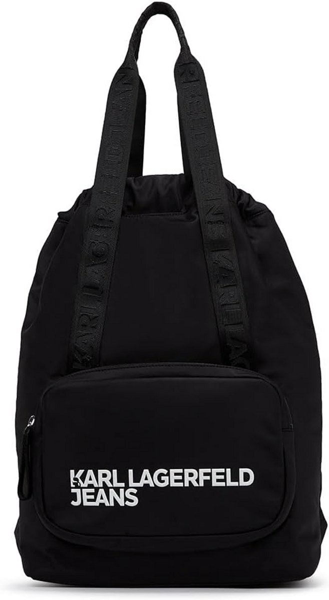 Sportieve Nylon Damentas Zwart - Grote Shopper voor Dames