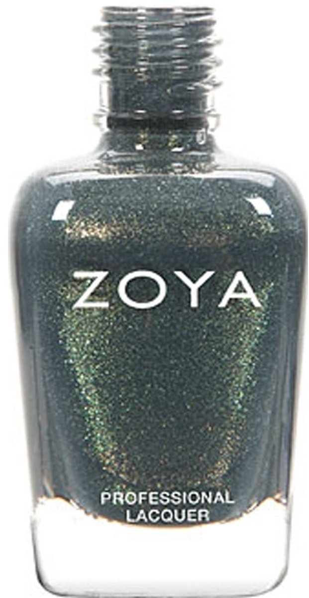 Zoya - Yuna – Warmgrijze Metallic Vegan Nagellak met Goud & Koper Finish
