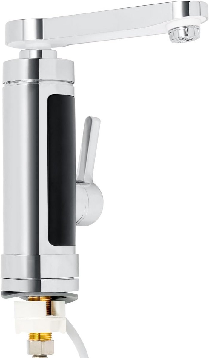 Direct Verwarmende Kraan met Temperatuurdisplay - RVS Keuken- en Badkamerboiler 3000W