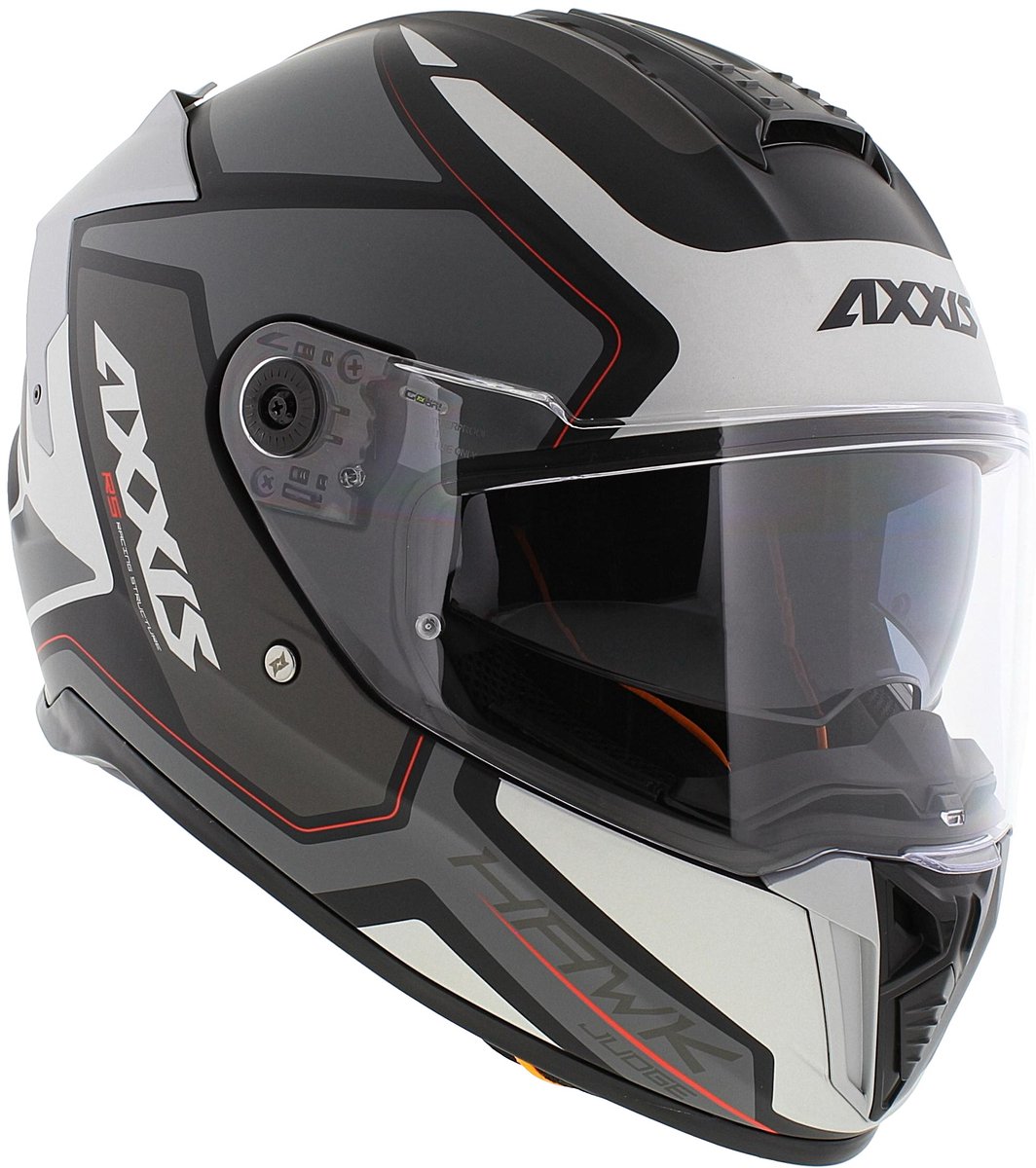 Axxis Hawk SV Integraal helm Judge B2 mat grijs titanium S